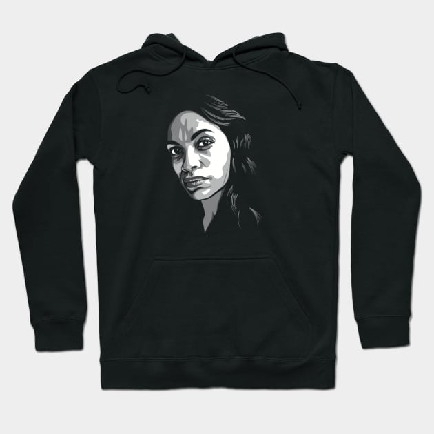 Rosario Dawson Hoodie by @johnnehill